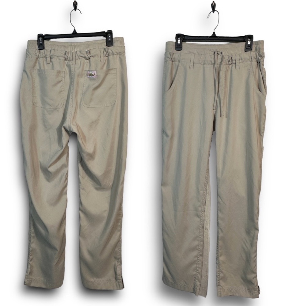 KOI TECH women's casual pants Medium utility wear stretch ankle length elastic
